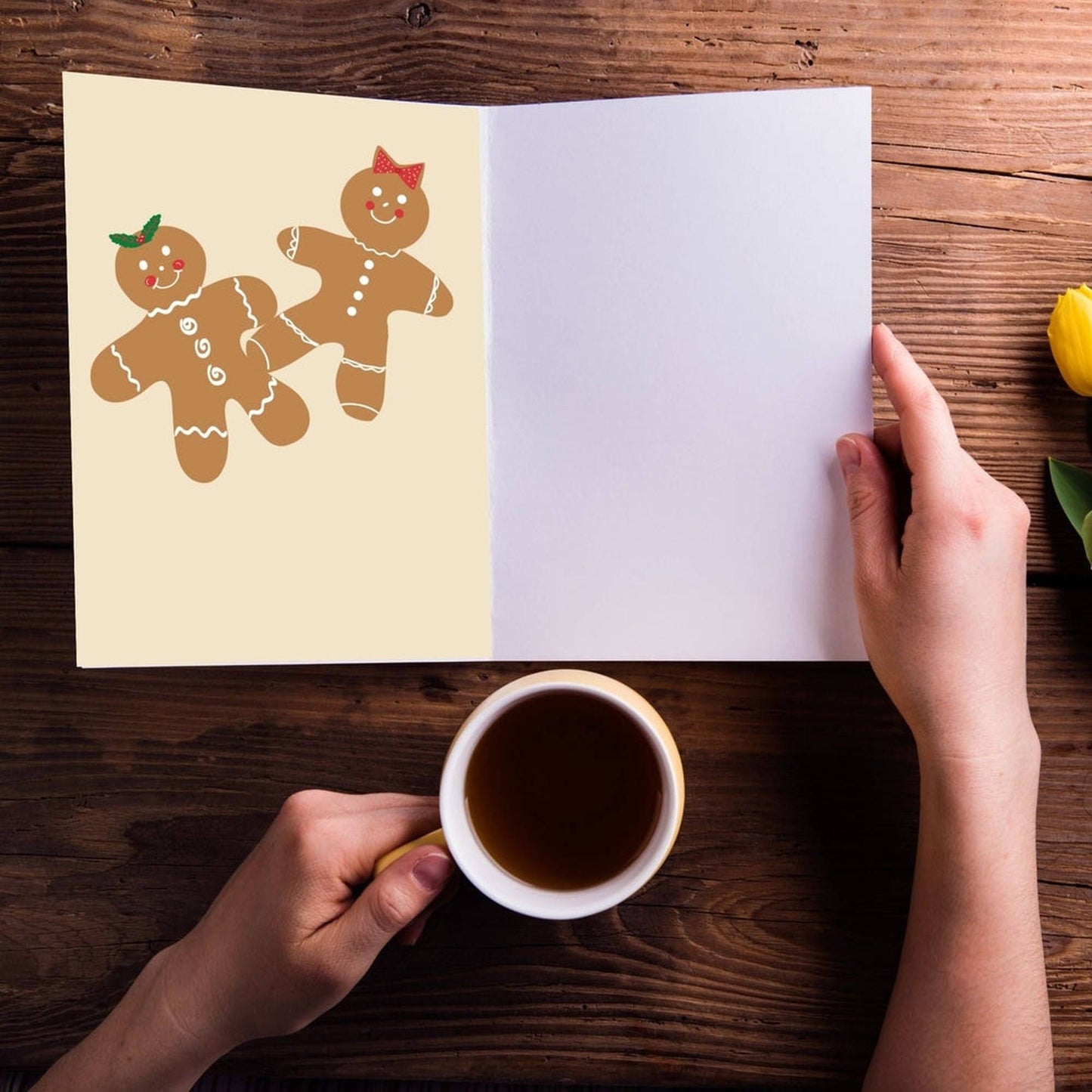 Personalized Christmas Card – Gingerbread People