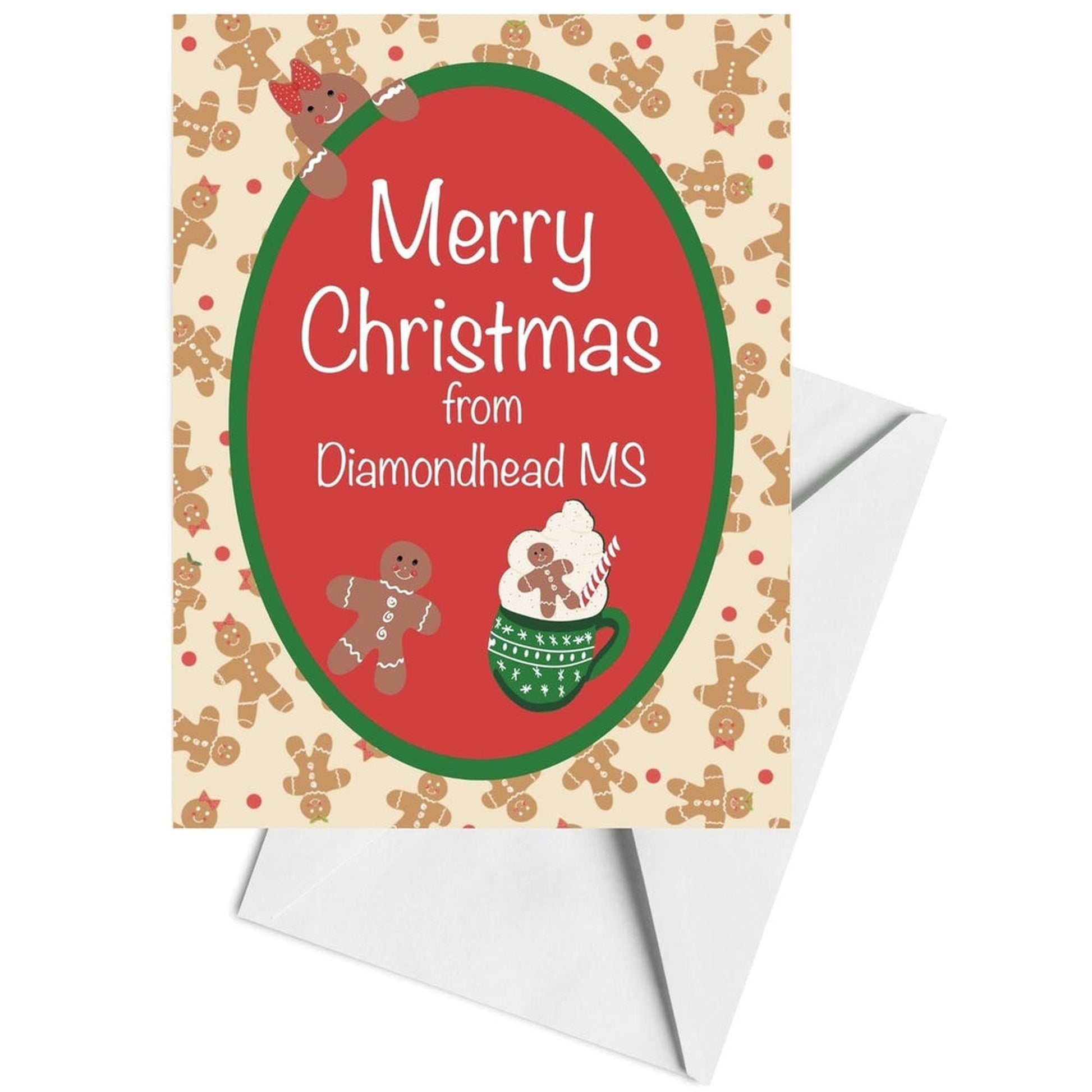 Personalized Christmas Card – Gingerbread People