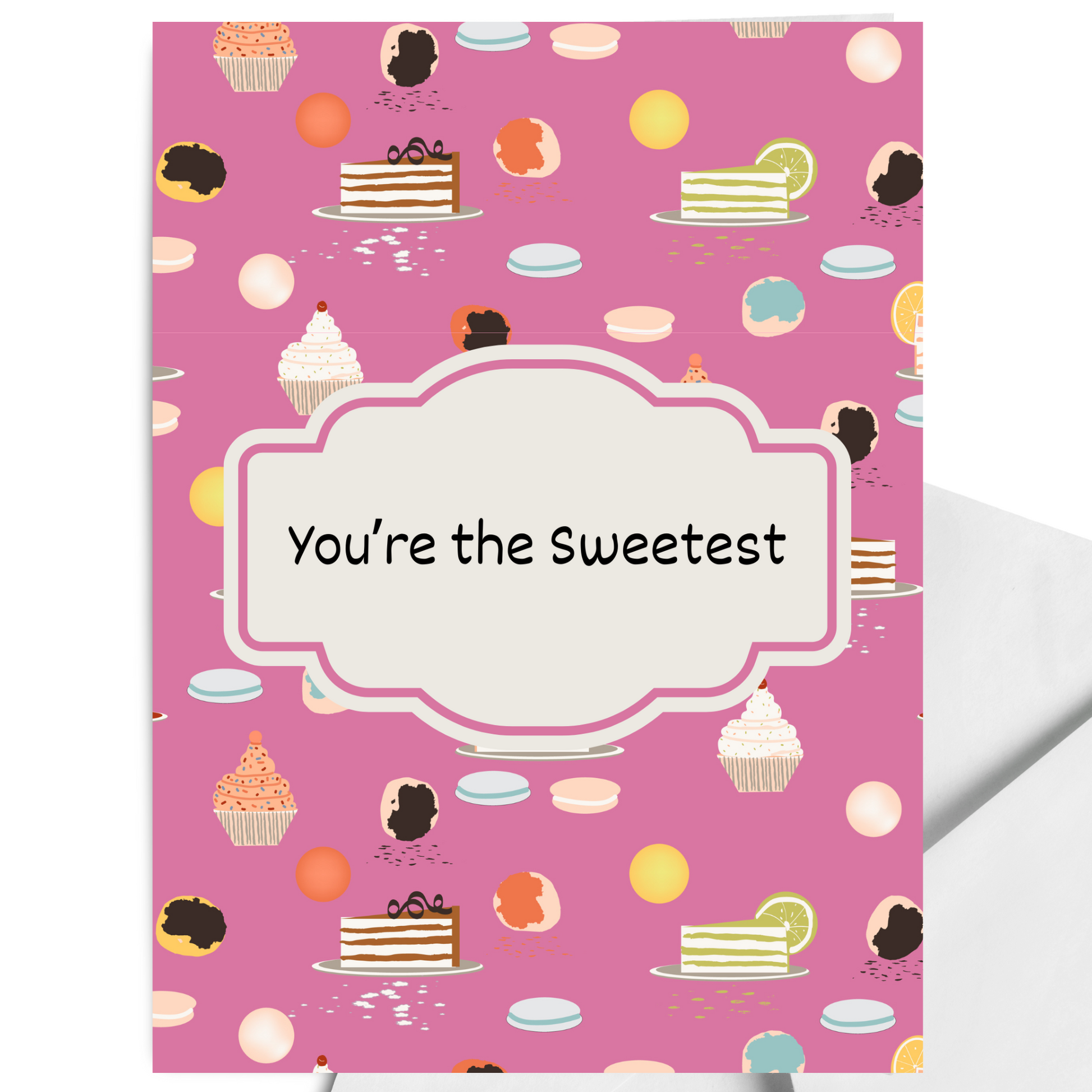 You're the Sweetest Thank You Card Blank Greeting Card